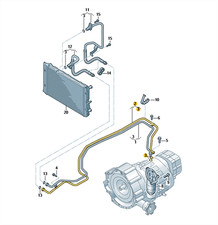 Original Öldruckleitung Rohr